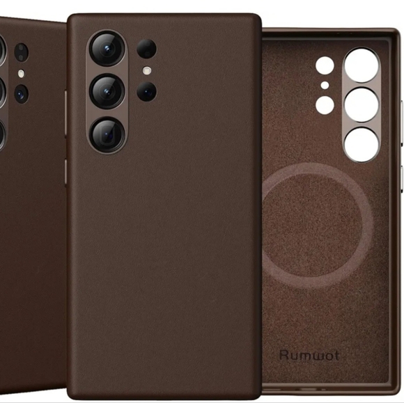 Geniune Leather Case for Samsung Galaxy S24 Ultra - Picture 1 of 3